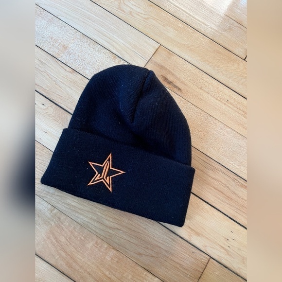 Jeffree Star Limited Edition Exclusive Halloween orange star beanie - Picture 1 of 2